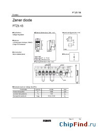 Datasheet PTZ22B manufacturer Rohm
